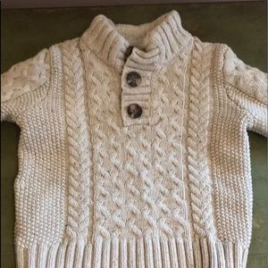 🚫Reduced Cat & Jack Sherpa collar cable sweater